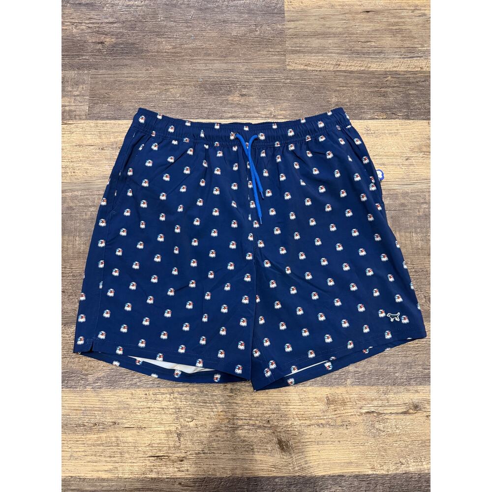 Simply Southern Navy Blue Eagle Swim Trunks Size Large
